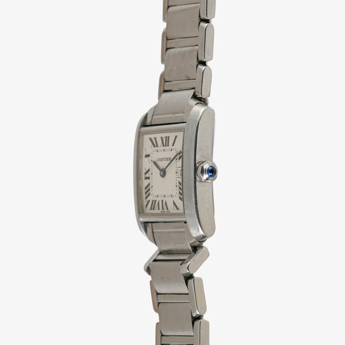 Cartier Tank Française 2465 Quartz White Dial 25mm