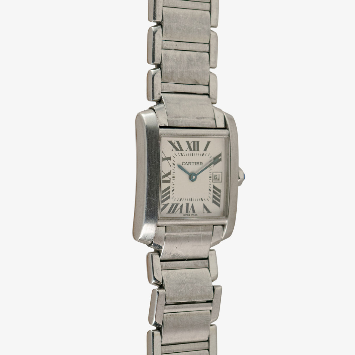 Cartier Tank Française 2465 Quartz White Dial 25mm
