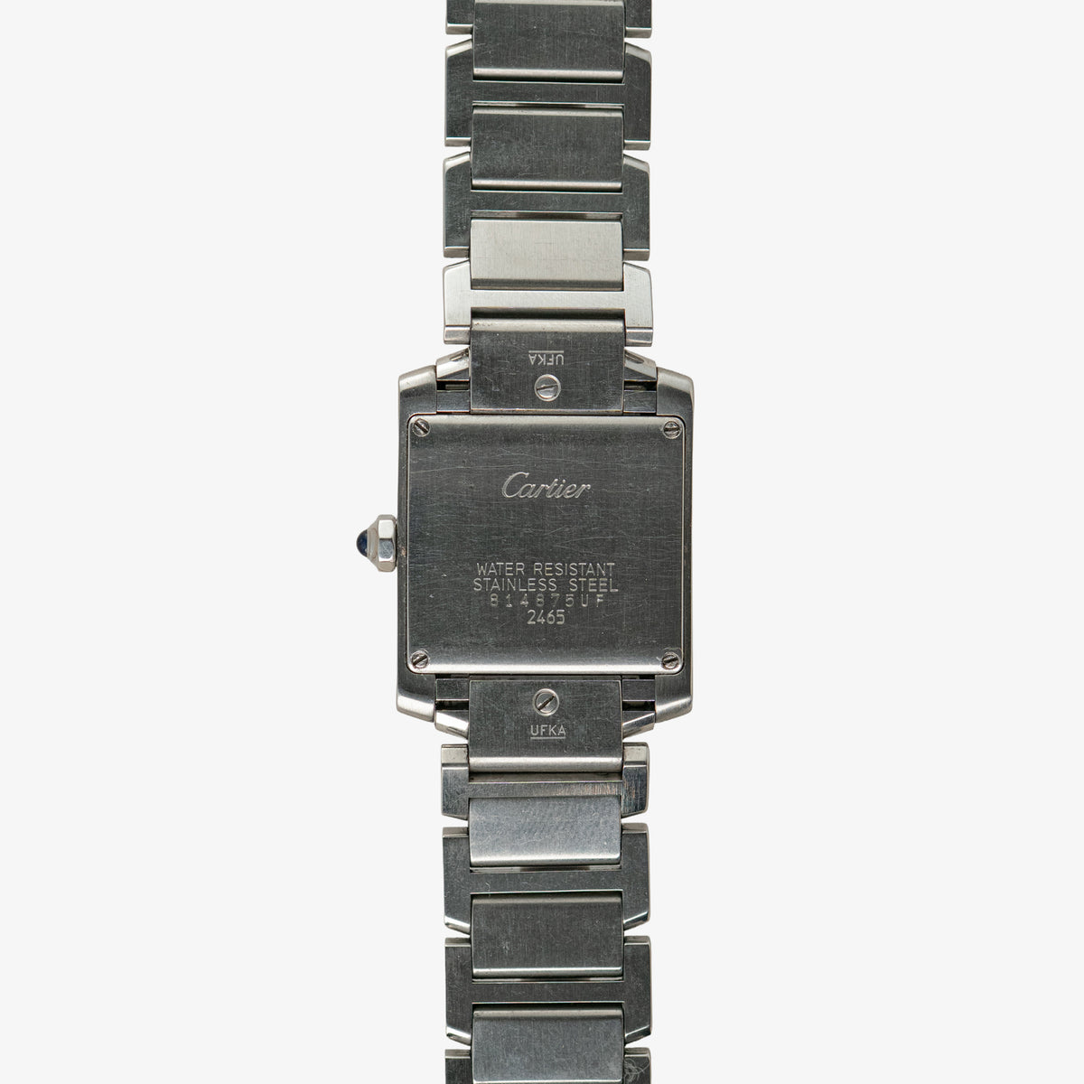 Cartier Tank Française 2465 Quartz White Dial 25mm