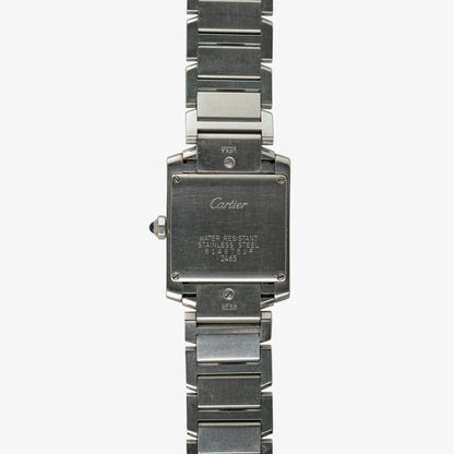 Cartier Tank Française 2465 Quartz White Dial 25mm