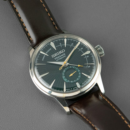 Seiko Presage Cocktail Time Power Reserve Green Dial 40.5mm