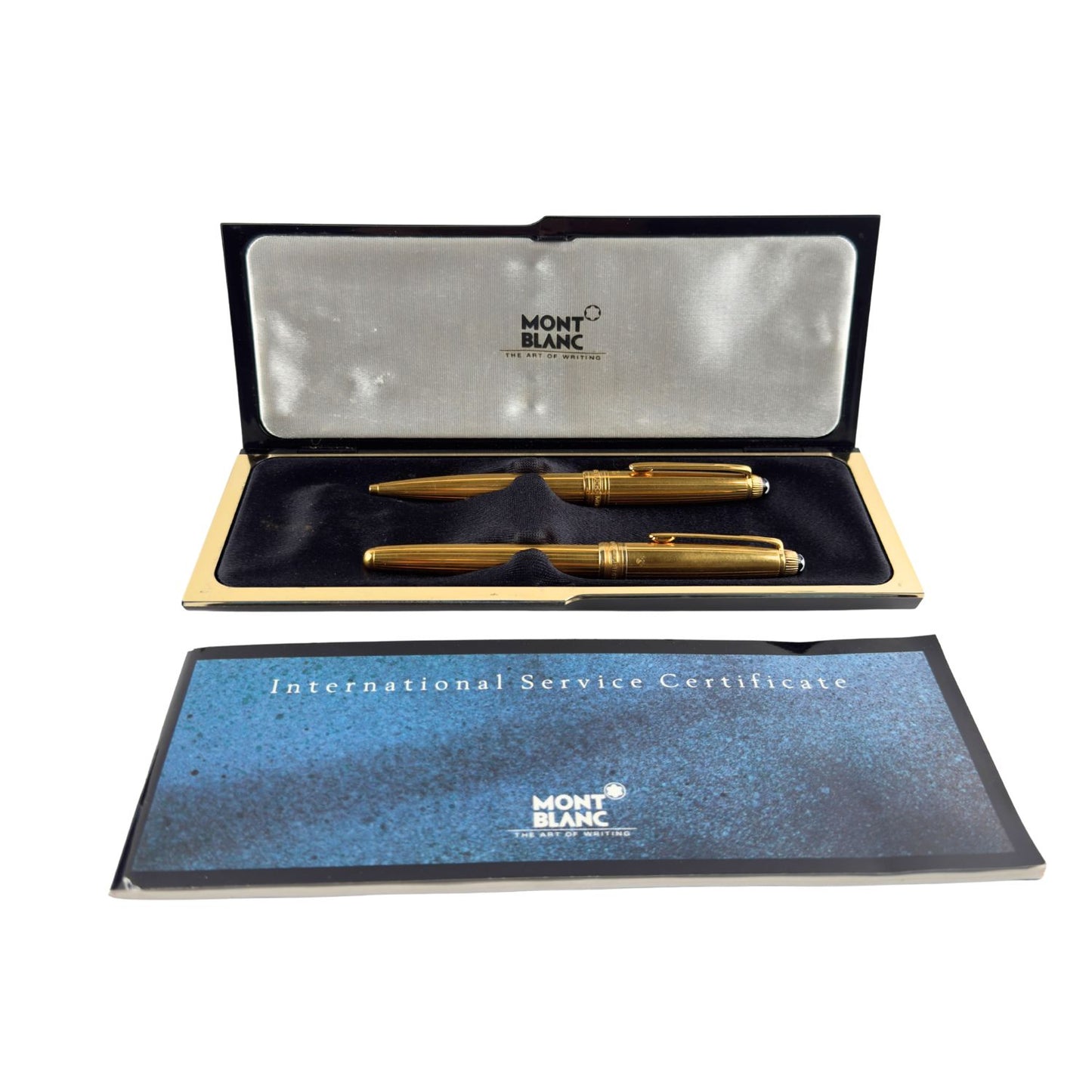 Montblanc Maisterstück Ballpoint and Fountain Pen Set GOLD