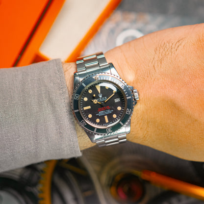 Rolex Sea-Dweller "Double Red" Vintage Automatic Black Dial 40mm