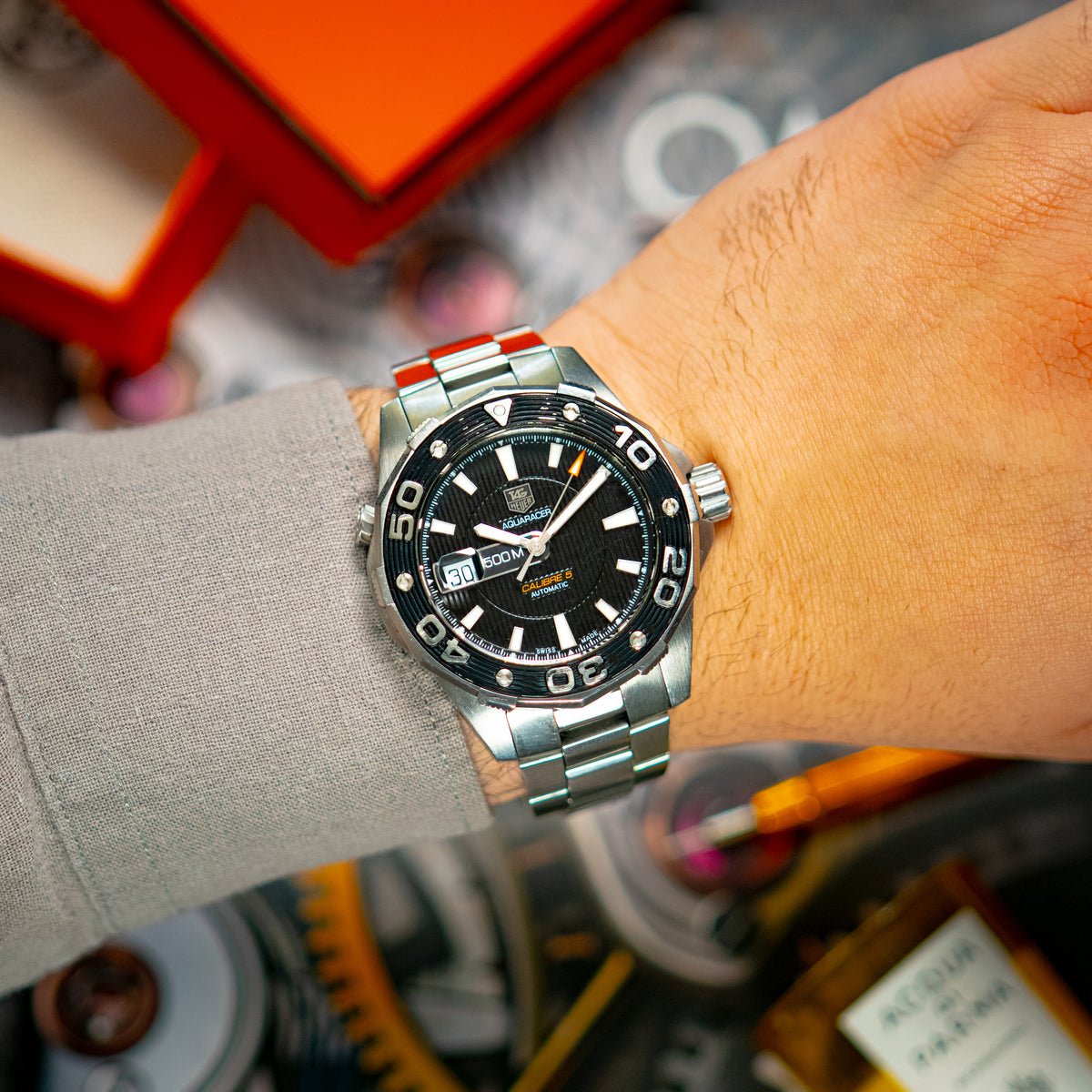 TAG Heuer Aquaracer 500M Calibre 5 Automatic Black 43mm