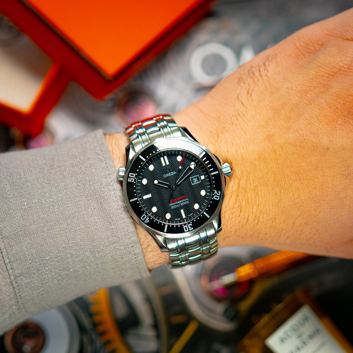 Omega Seamaster Diver 300M Quartz Black Dial 41mm