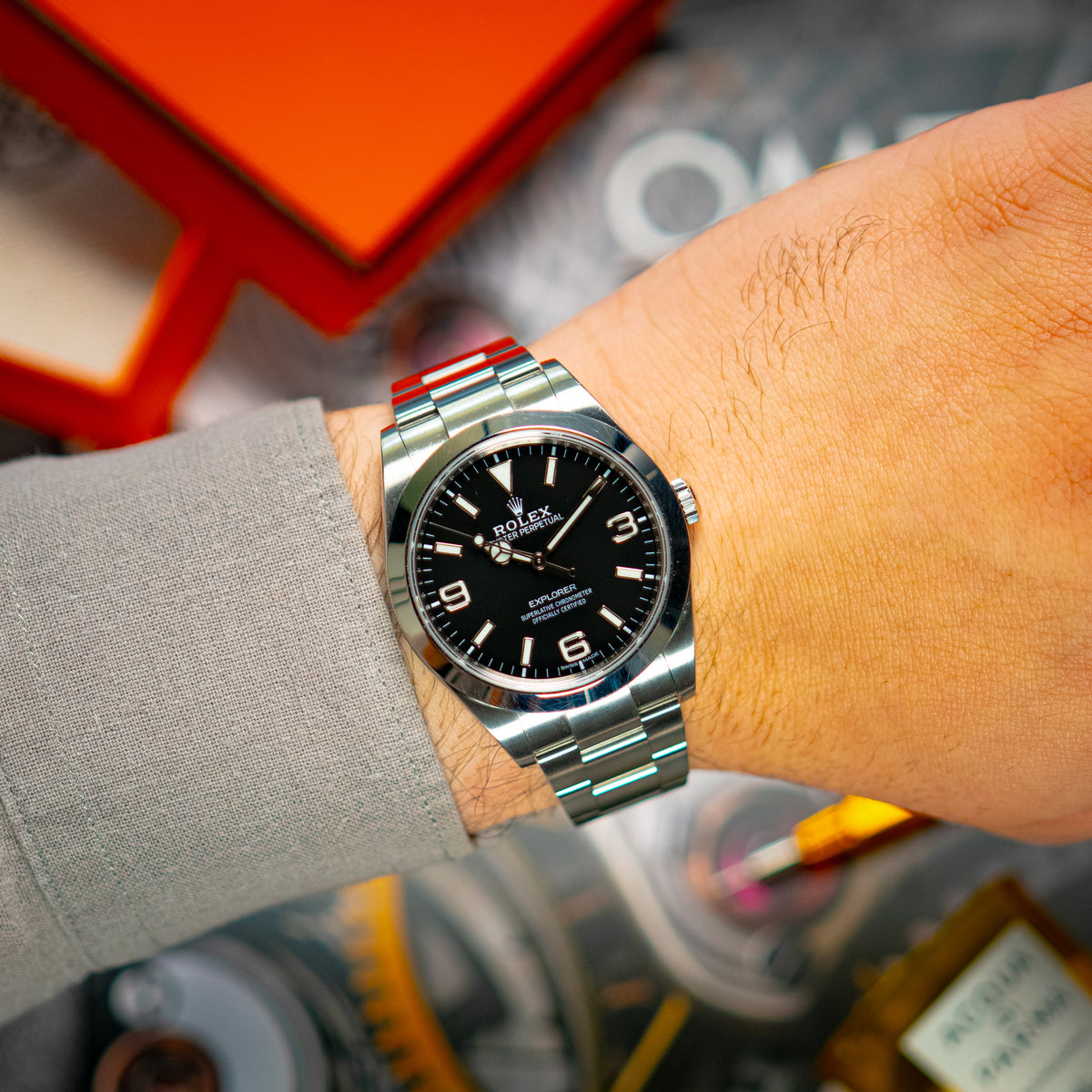 Rolex Explorer Automatic Black Dial "MK2" 214270 39mm