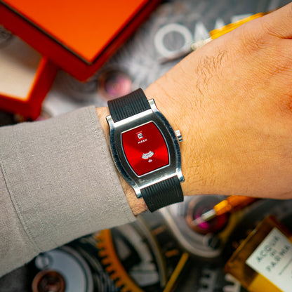 Maen Grand Tonneau Red Dial Automatic 34mm