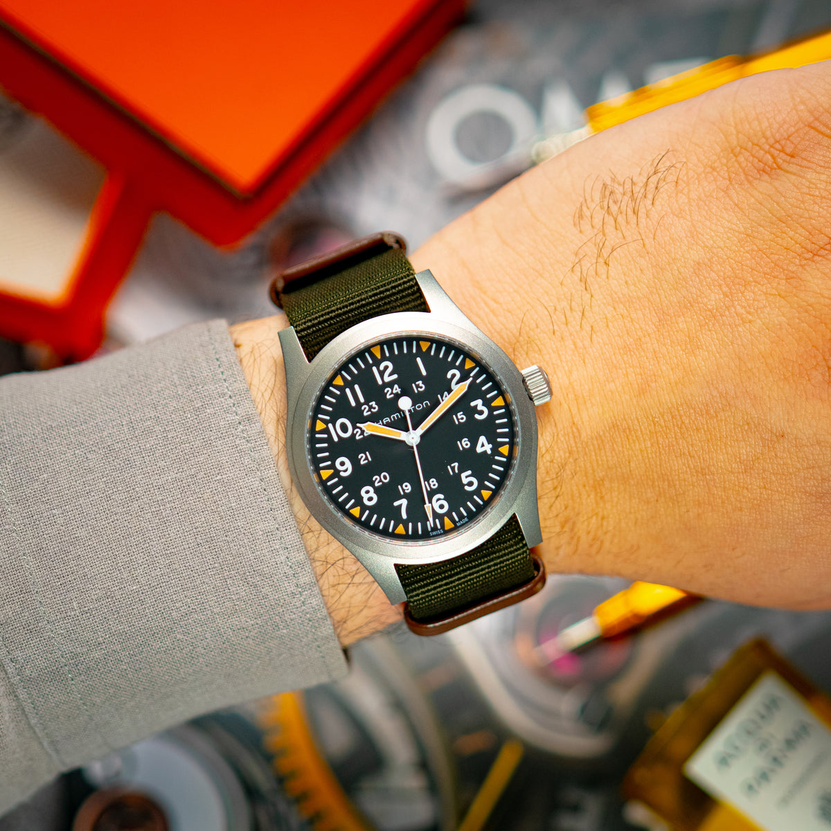 Hamilton Khaki Field Mechanical Black Dial 42mm