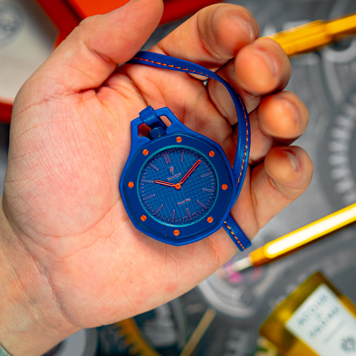 Audemars Piguet x Swatch Royal Pop "Orenji Hachi" 40mm