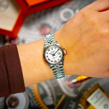 Rolex Datejust 28 279174 Automatic White Roman Dial 28mm