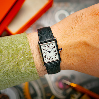 Cartier Tank Must Large Quartz Silver Dial 25.5mm