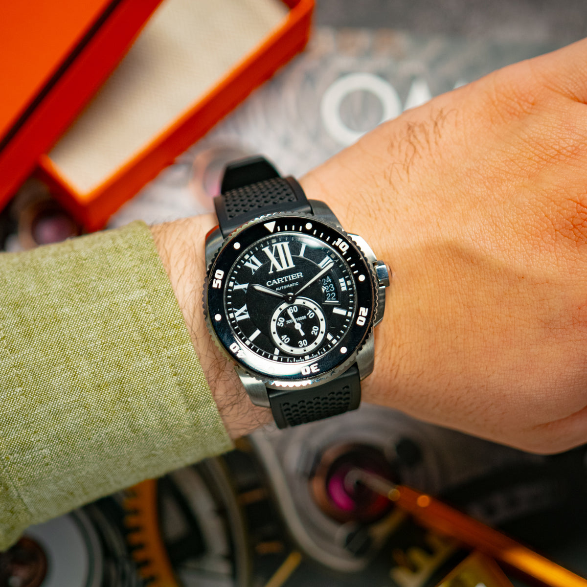 Cartier Calibre de Cartier Diver Automatic Black Dial 42mm