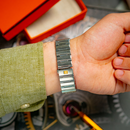 Omega Constellation Double Eagle Chronograph Silver Dial 39mm