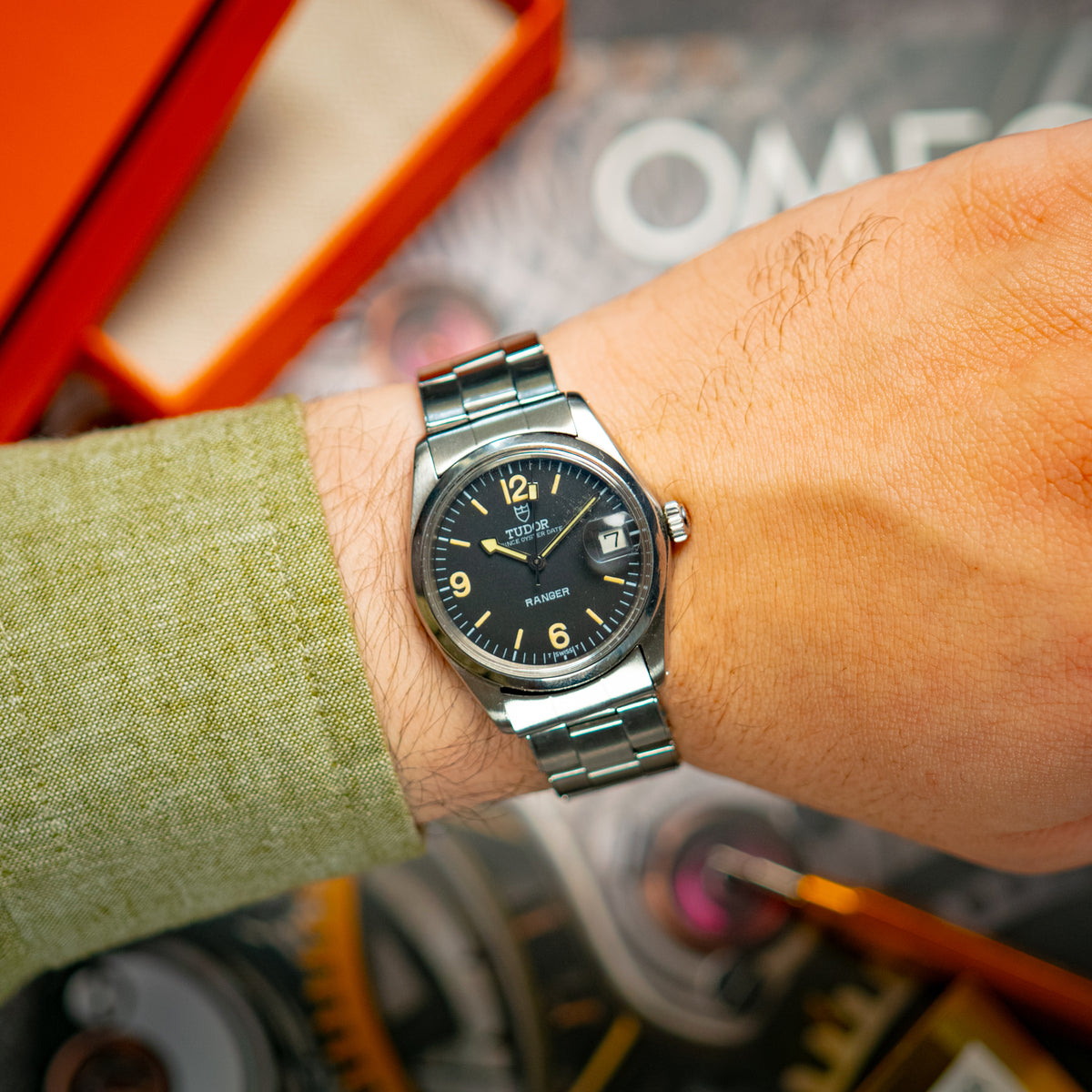 Tudor Prince Oysterdate Ranger Automatic Black Dial 34mm