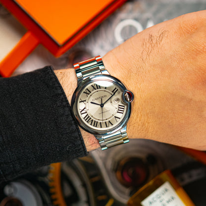Cartier Ballon Bleu de Cartier W69010Z4 Silver Dial 42mm