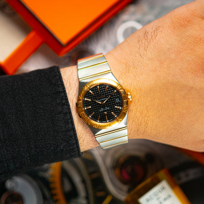 Omega Constellation Co-Axial 35 Two-Tone Black Dial 35mm