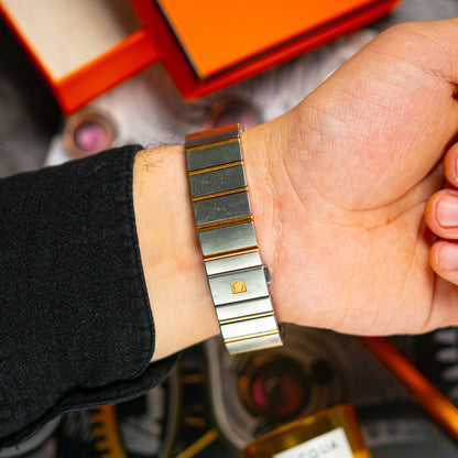 Omega Constellation Co-Axial 35 Two-Tone Black Dial 35mm