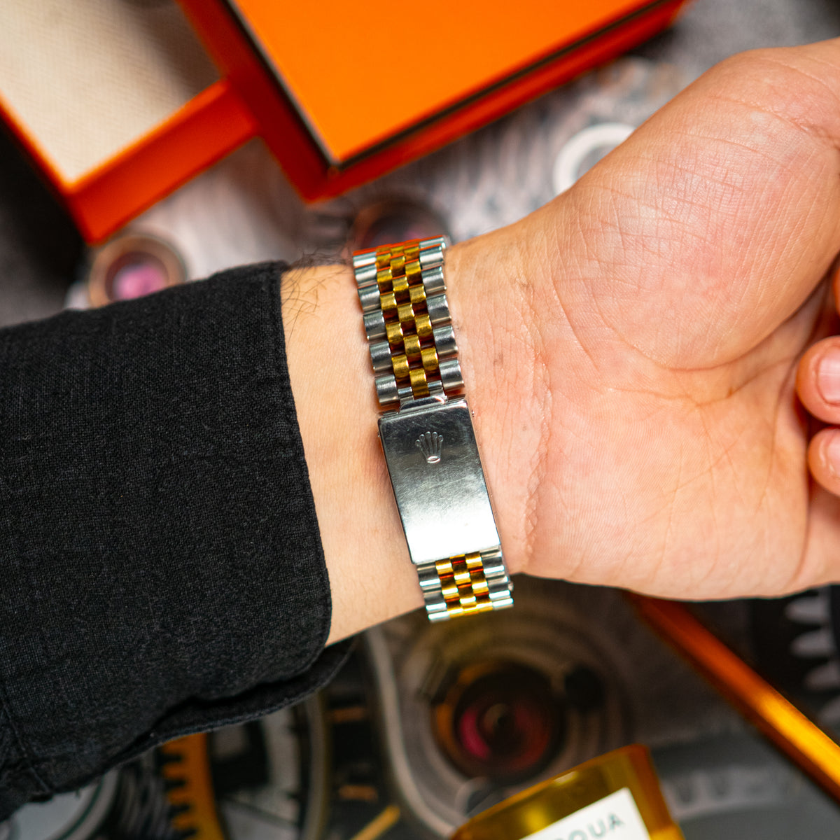 Rolex Datejust 16233 "Pied de Poule" Dial 36 mm