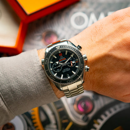 Omega Planet Ocean 600M Chronograph Black Dial 45.5mm
