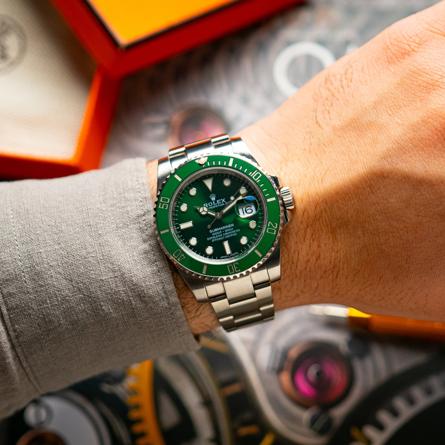 Rolex Submariner Date 116610LV Green Dial "Hulk" 40mm