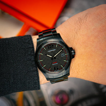 Longines Conquest V.H.P. Quartz Black Carbon 41mm