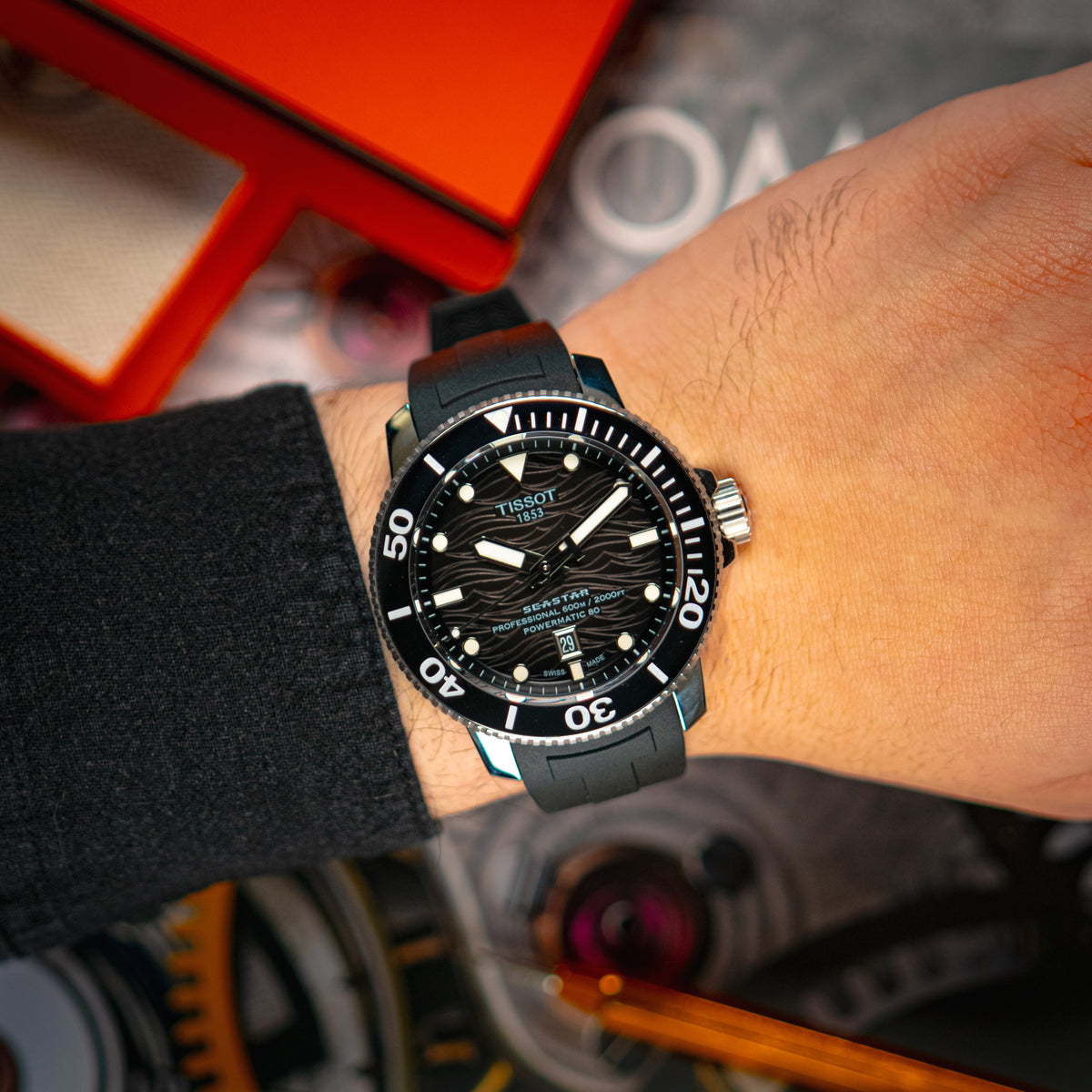Tissot Seastar 2000 Professional Black Dial 46mm