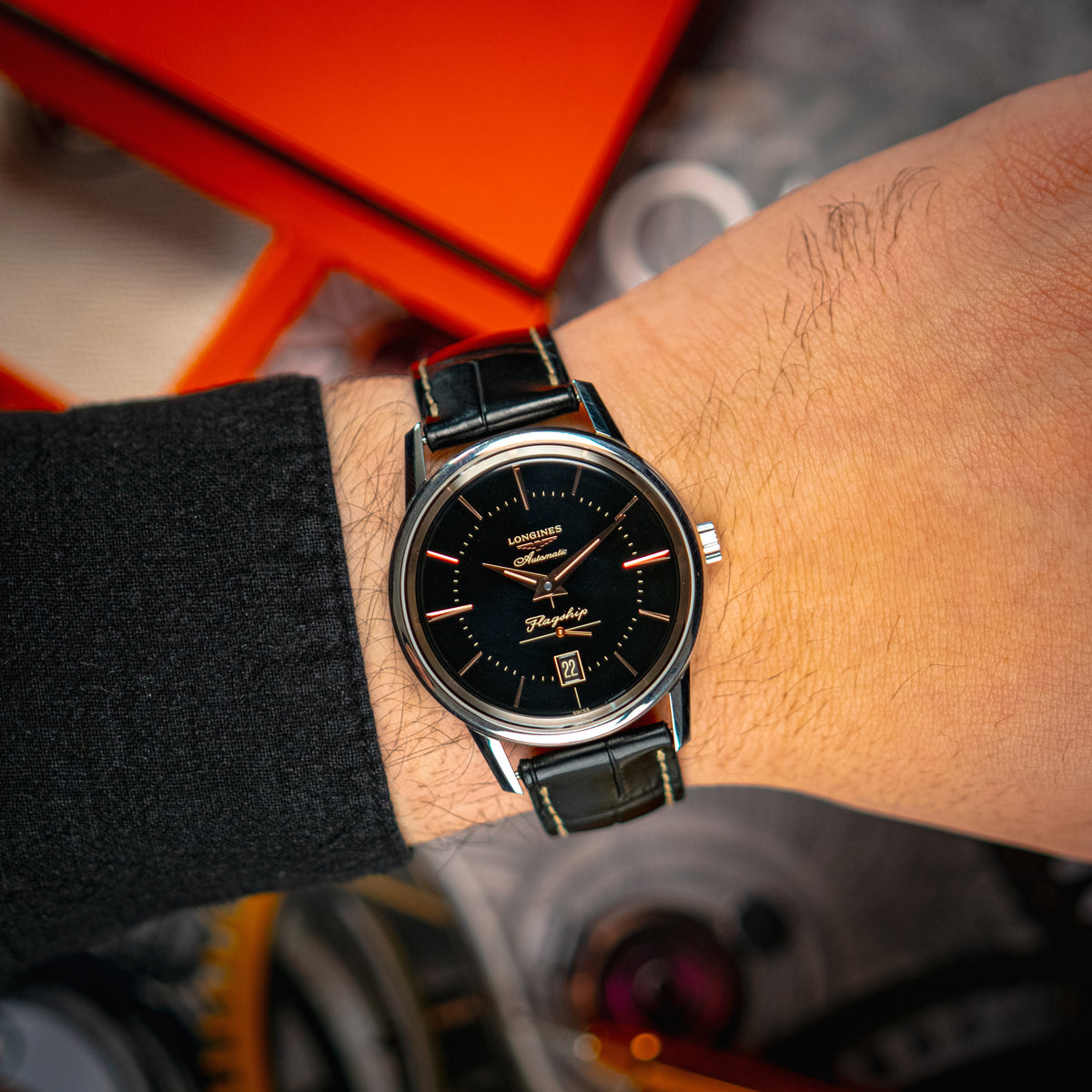 Longines Flagship Heritage Automatic Black Dial 38.5mm