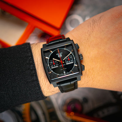 TAG Heuer Monaco "Dark Lord" Black Dial 39mm