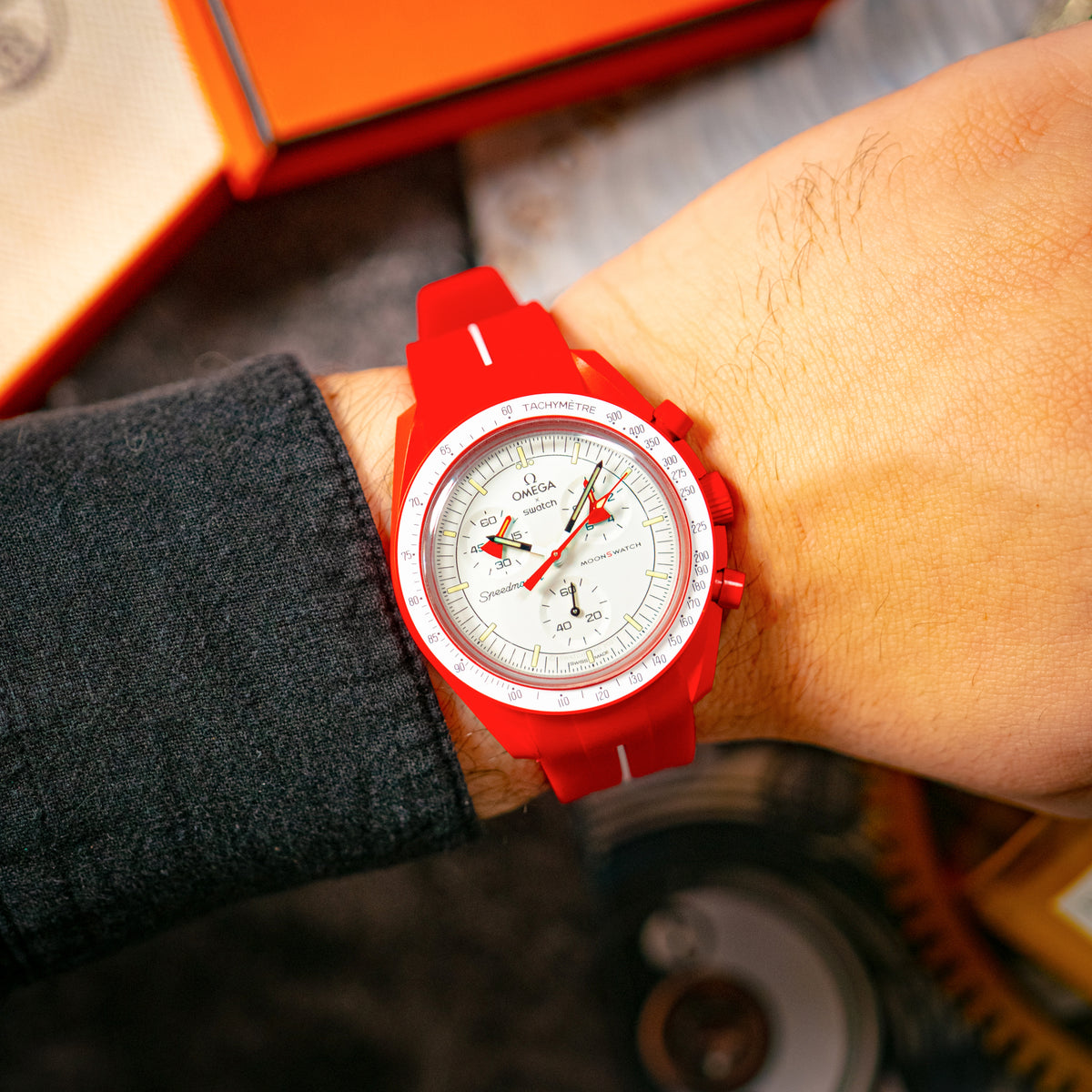 Omega x Swatch MoonSwatch "Mission to Mars" 42mm