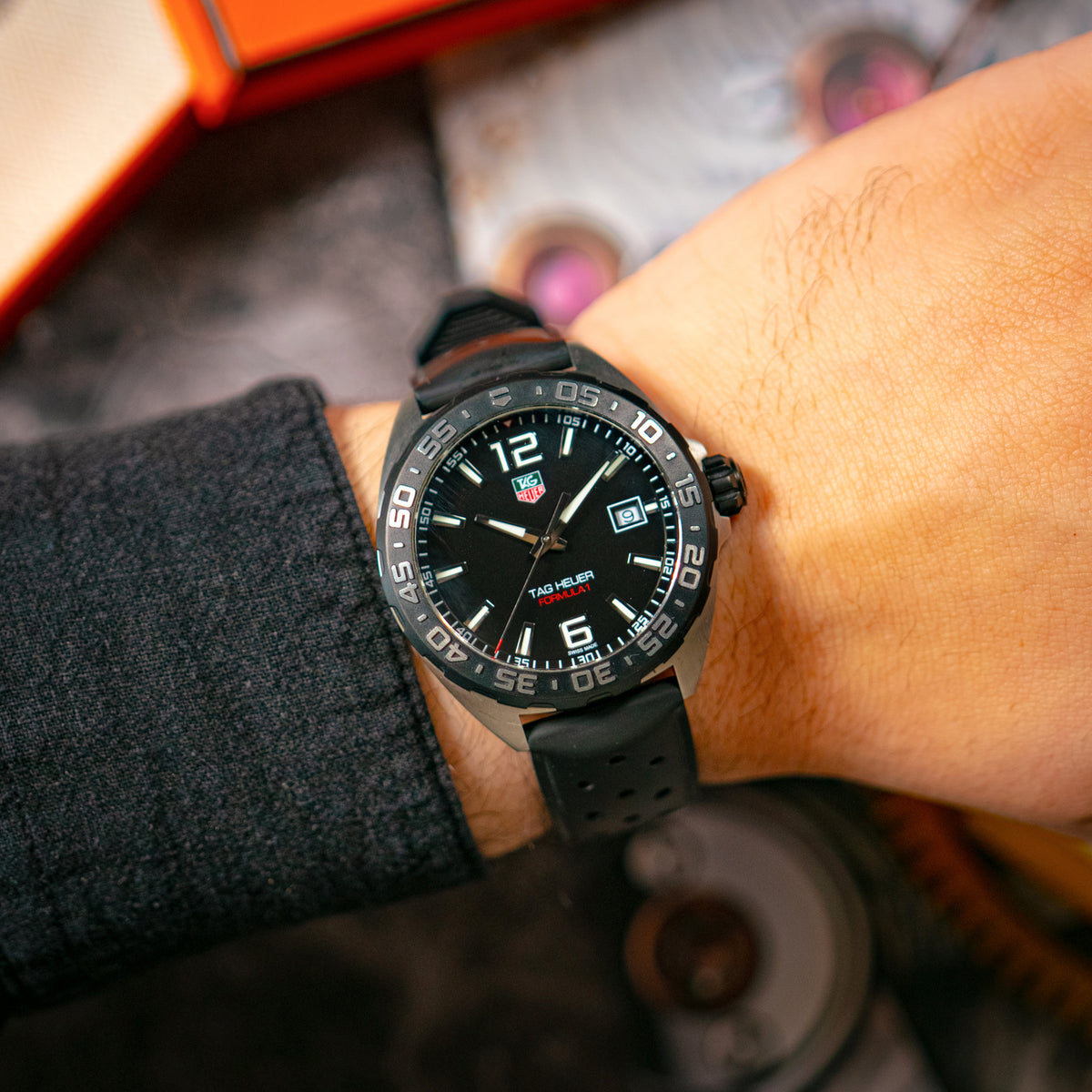 TAG Heuer Formula 1 WAZ1110 Quartz Black Dial 41mm