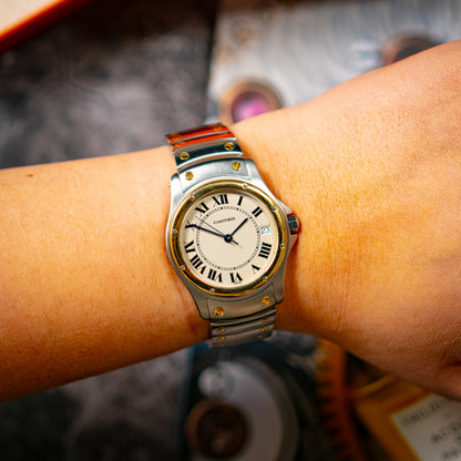 Cartier Santos Ronde 1910 Two-Tone 33mm