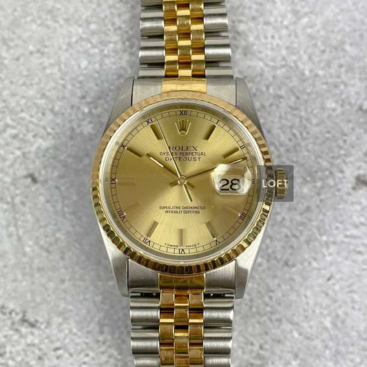 Rolex Datejust 36 mm 16233 Acero y Oro amarillo