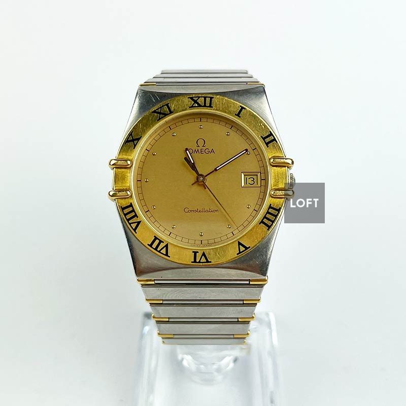 Omega Constellation Unisex Acero y Oro 32 mm 01