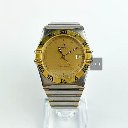 Omega Constellation Unisex Acero y Oro 32 mm 01