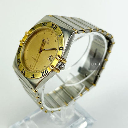 Omega Constellation Unisex Acero y Oro 32 mm 02