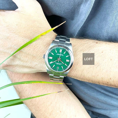 Rolex Oyster Perpetual Dial Verde 41 mm