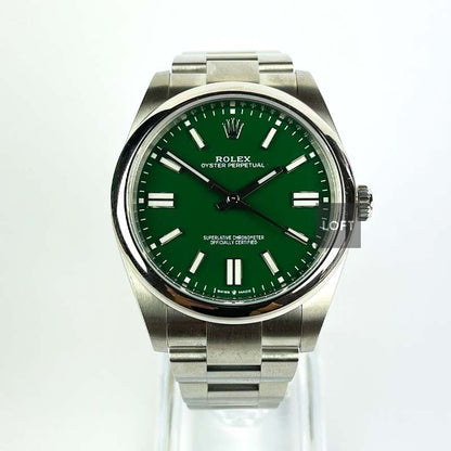 Rolex Oyster Perpetual Dial Verde 41 mm