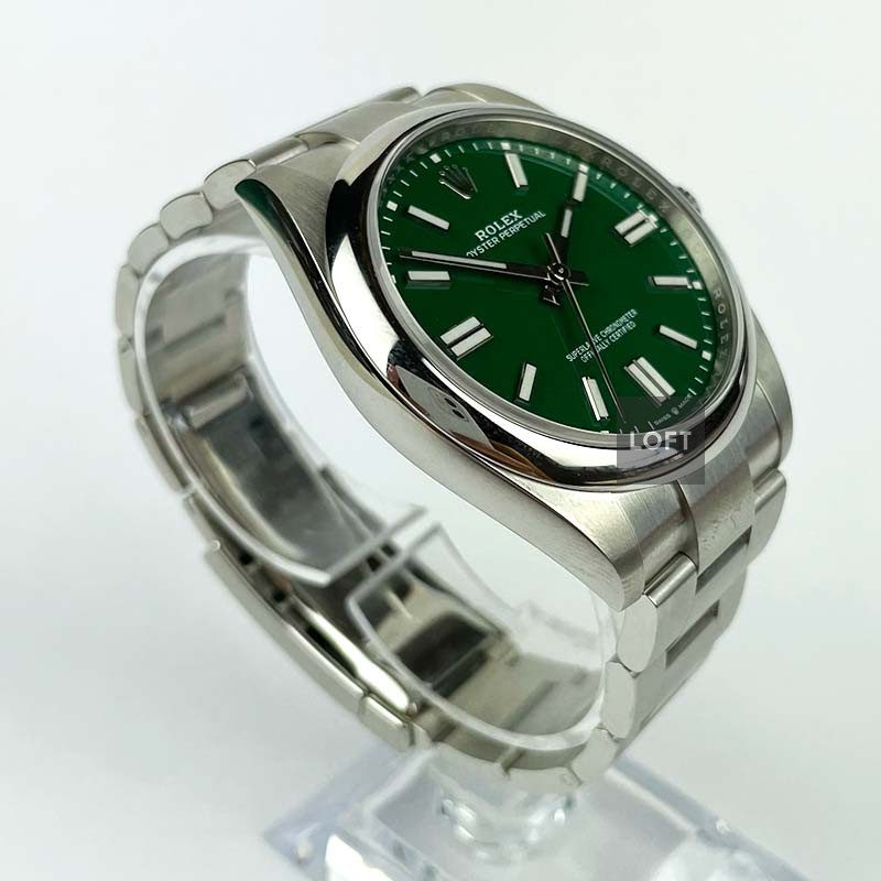 Rolex Oyster Perpetual Dial Verde 41 mm