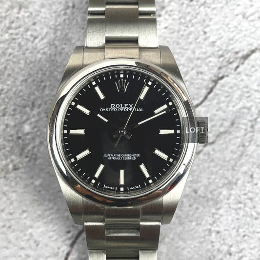 Rolex Oyster Perpetual 114300 Black Dial 39 mm