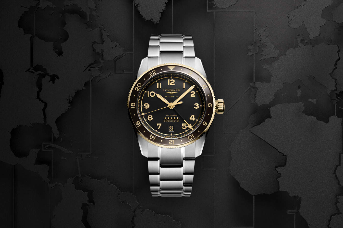 Longines Spirit Zulu Time ahora en 39 mm