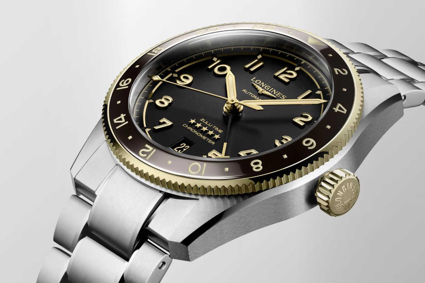 Longines Spirit Zulu Time ahora en 39 mm