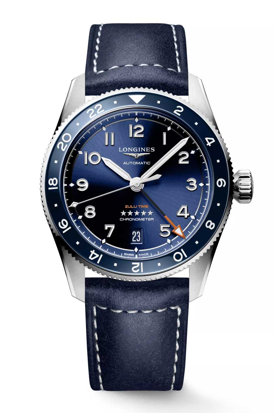 Longines Spirit Zulu Time ahora en 39 mm