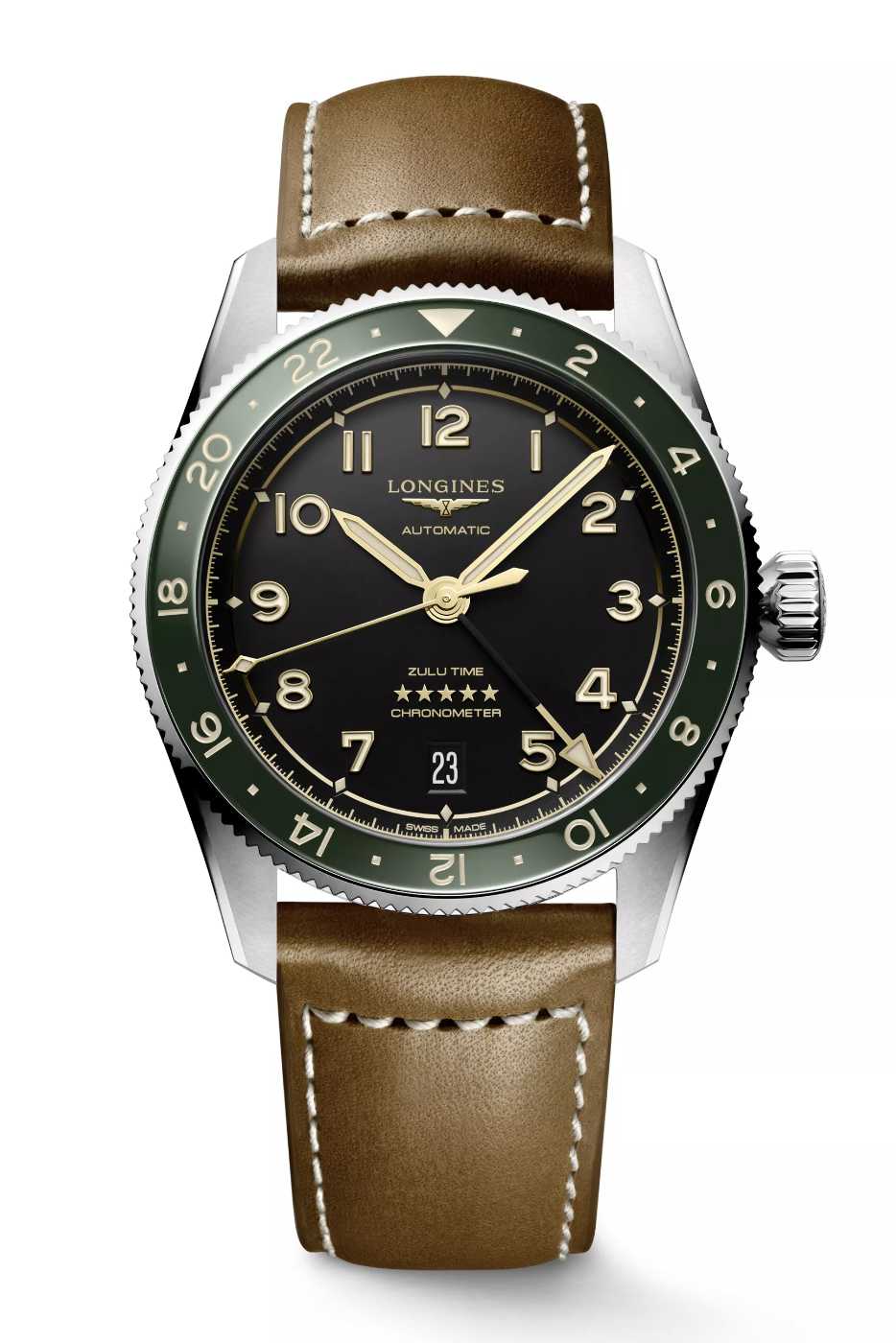 Longines Spirit Zulu Time ahora en 39 mm