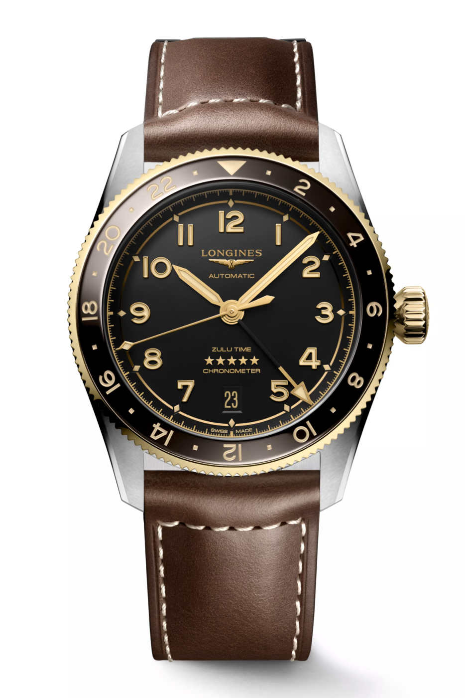Longines Spirit Zulu Time ahora en 39 mm