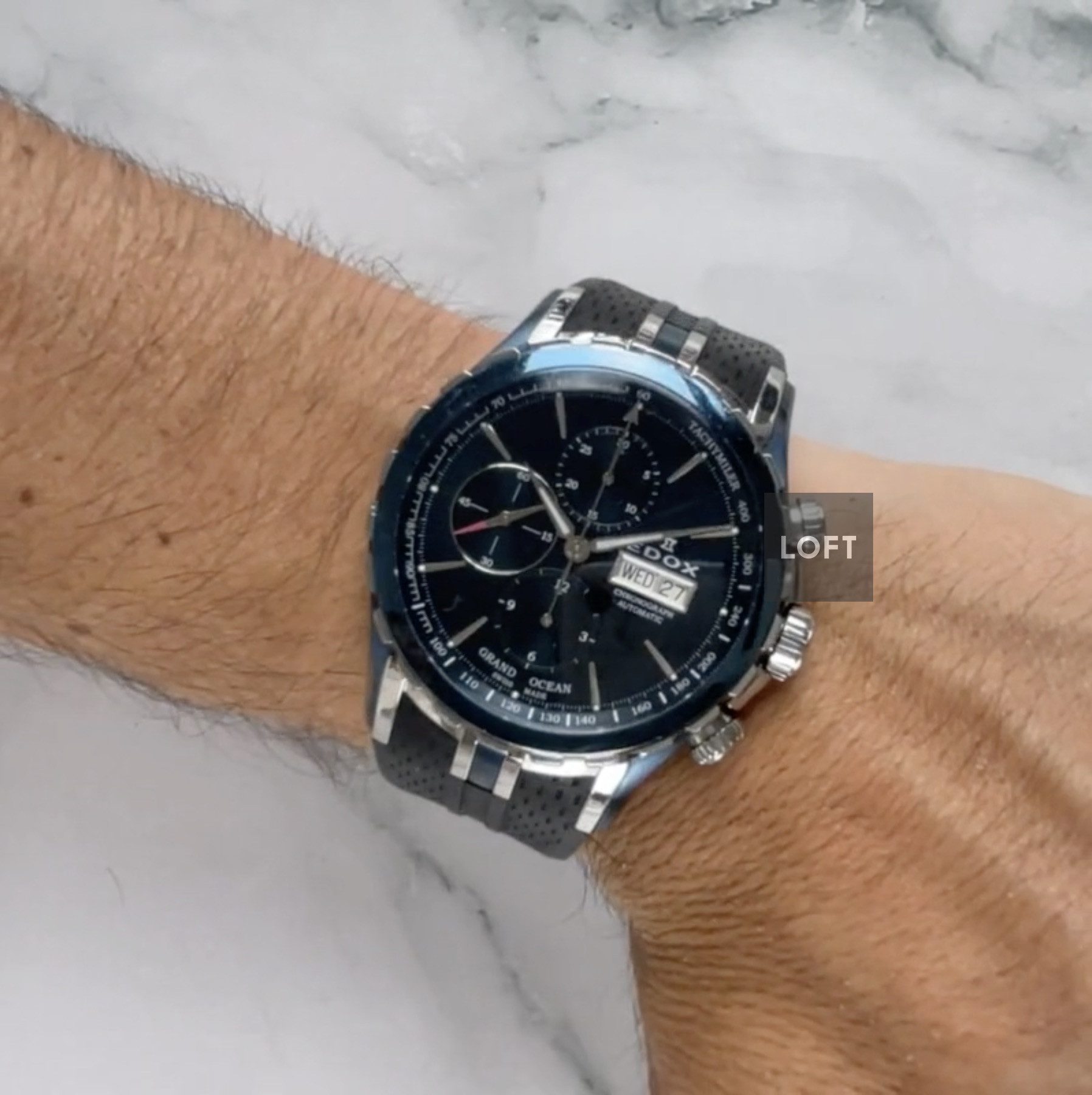 Edox Grand Ocean Automatic Chronograph Limited Edition 46 mm
