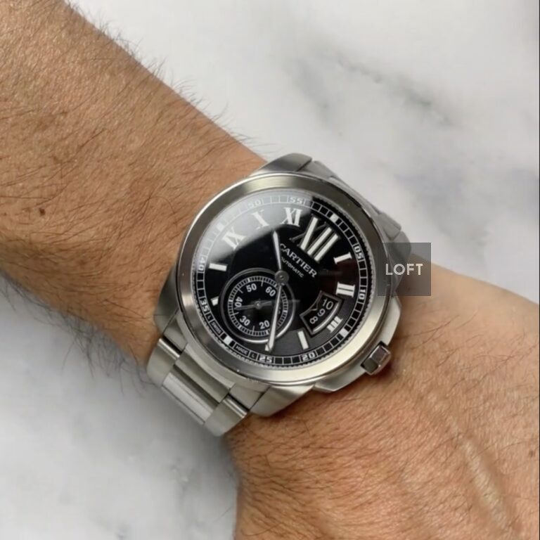 新規購入 Cartier Caliber de Cartier Automatic Black Dial 42 mm - LOFT 時計