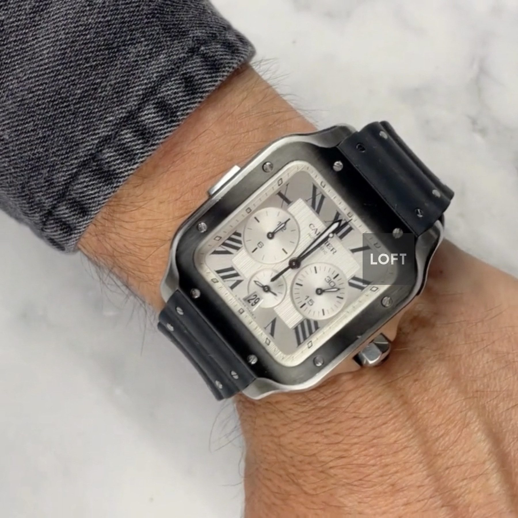 Cartier Santos de Cartier Automatic Chronograph 43,3 mm - LOFT