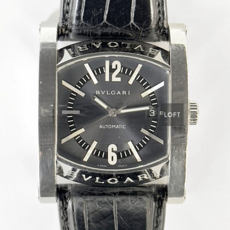 BVLGARI Assioma シルバー ブラック 時計 Bvlgari Assioma Automatic Anthracite Dial 48 mm - LOFT