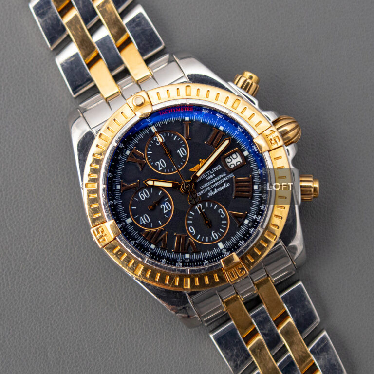 Breitling Chronomat Evolution Factory Diamond Bezel & MOP
