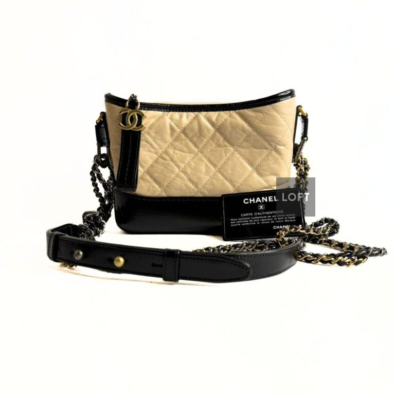 Chanel Gabrielle Hobo Small Beige